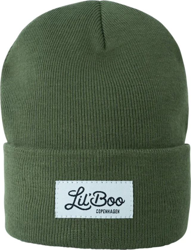 Lue - Strikk - Classic+ Beanie - Olive - - 4-13 år - Lue