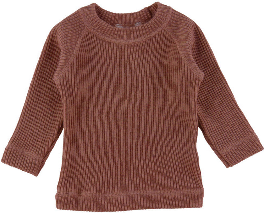 Genser - Strikk - Ull - Brun - - 50 - Genser