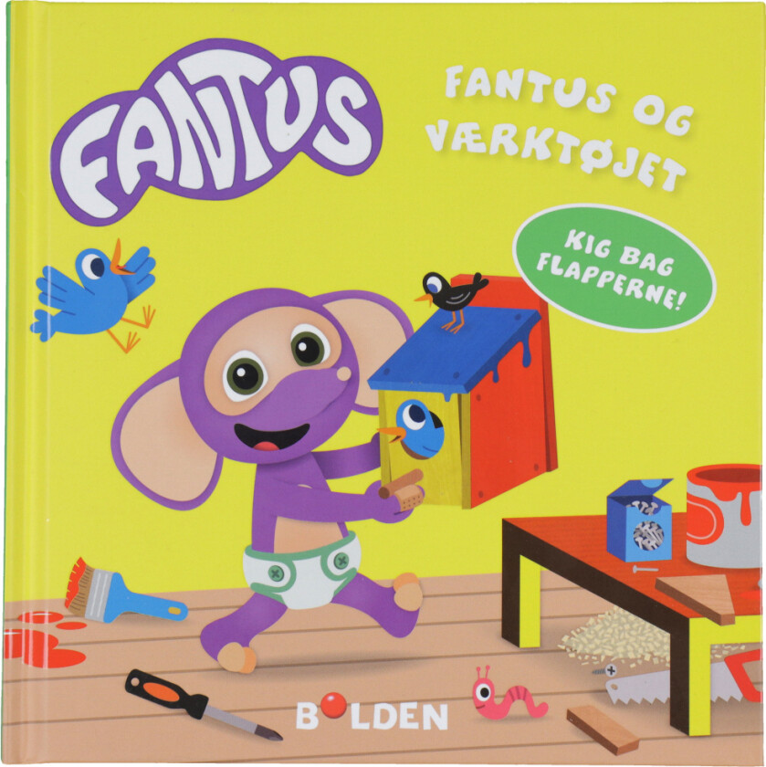 Bok m. Flapper - Fantus og Verktøyet - - OneSize - Bok