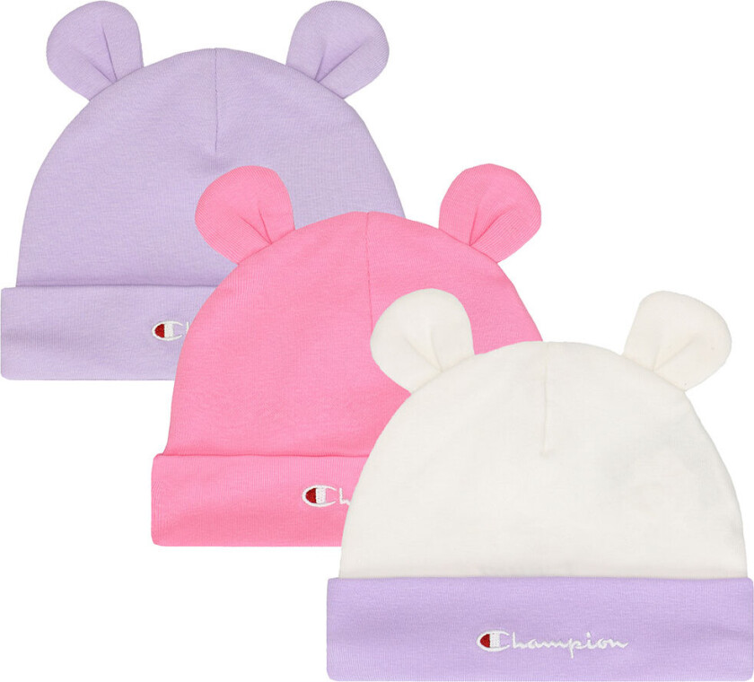 Luer - 3-pack - Beanie - White - - OneSize - Lue