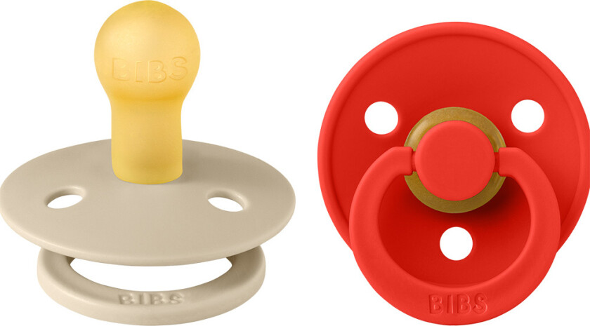 Colour Smokker - Str. 2 - 2-pack - Rund - Vanilla/Candy App - - 6-18 md - Smokk