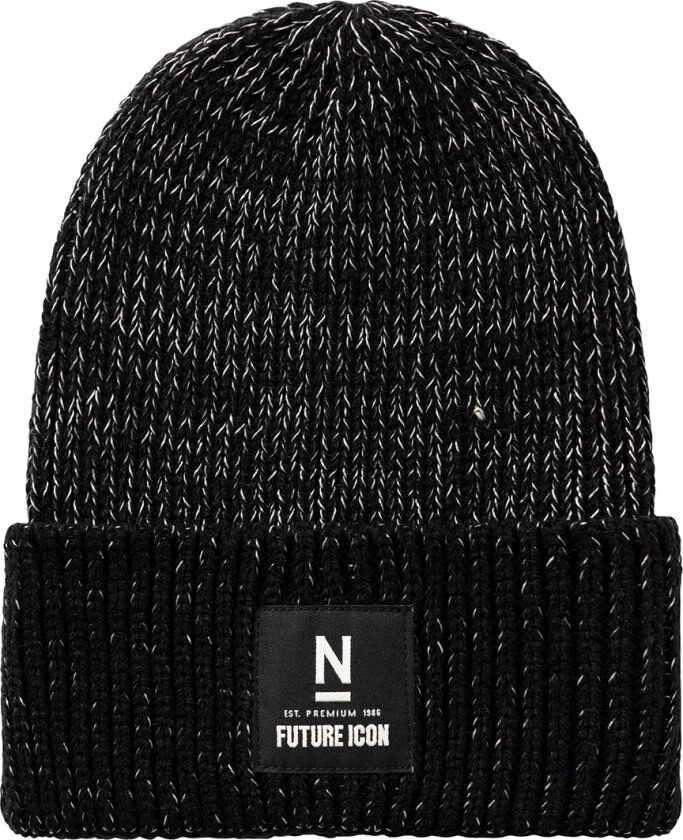 Lue - Strikk - NknMacut - Svart - - 54-55 cm - Lue