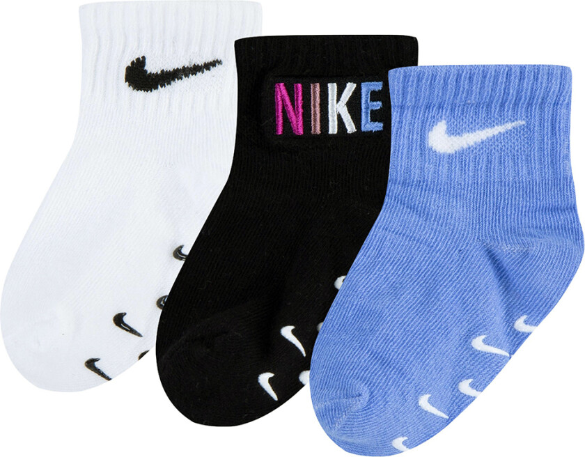 Sokker - 3-pack - Sklisikker - Hvit/Svart/Blå - - 15 - Sokker