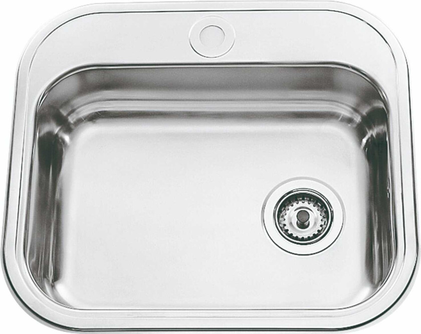 UNI Kjøkkenvask med Enkel kum 55cm