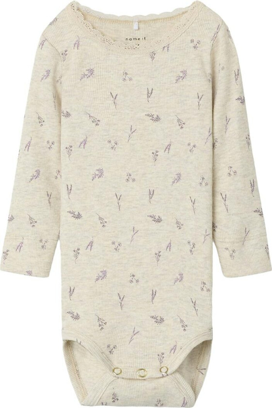 Body L/Æ - NbfDabua - Peyote Melange/Small Flower - - 68 - Langermet Body