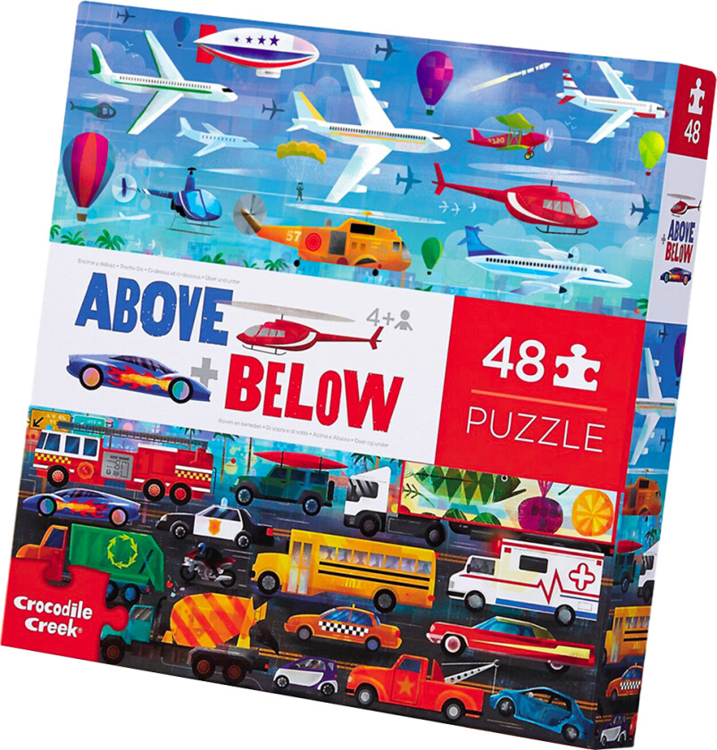 Puslespill - 48 Brikker - Things That Go - - OneSize - Puslespill