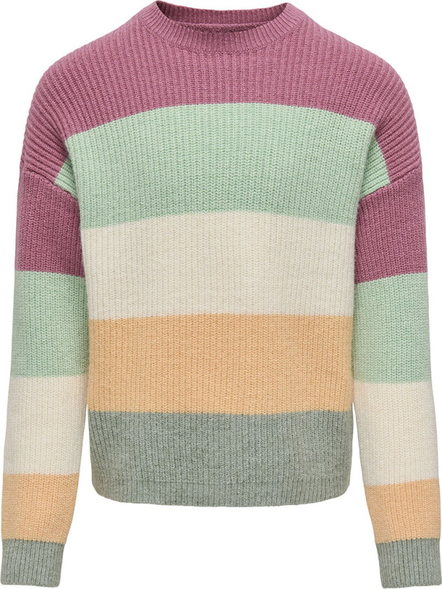 Genser - Rib - Strikk - KogSandy - Heather Rose/Birds - - 9-10 år (134-140) - Genser