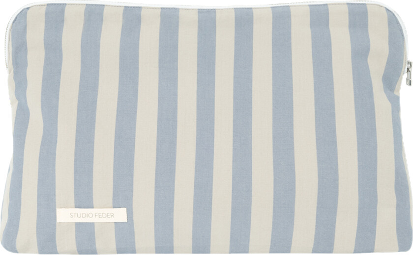 Toalettveske - Celia - Cotton - Pale Blue Stripe - - OneSize - Toalettveske