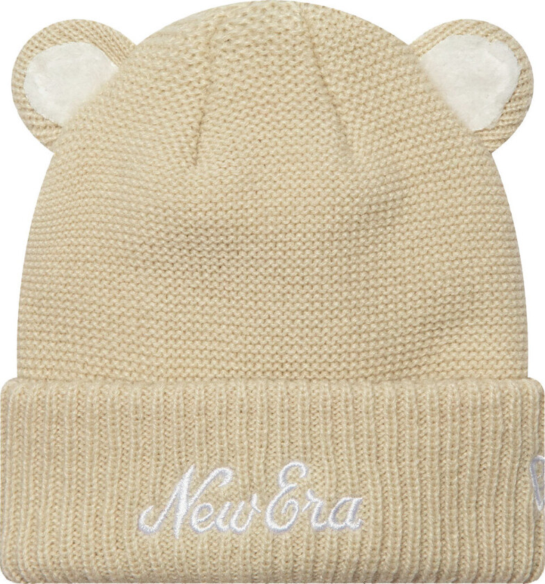 Lue - Strikk - Light Beige - - 4-6 år (104-116) - Lue