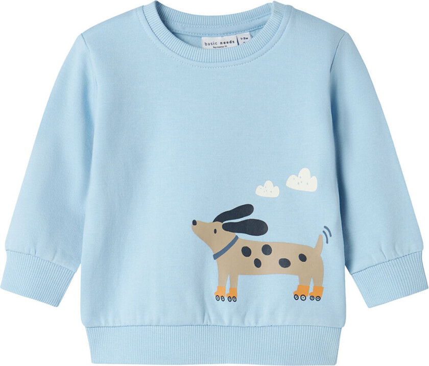 Collegegenser - NbmVonne - Cerulean/Dog på hjul - - 56 - Collegegenser