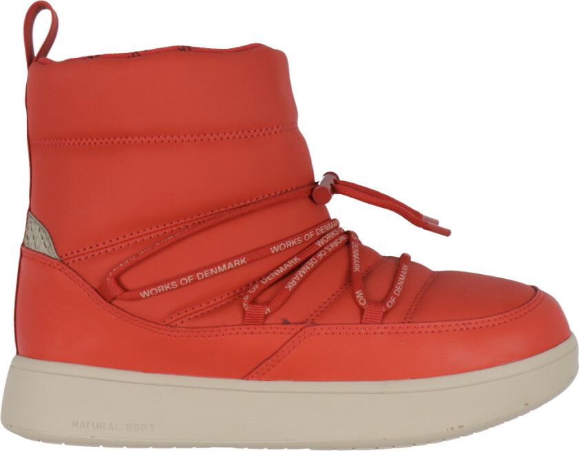 Vintersko - Isa - Lace - Fire røde - - 40 - Vinterstøvler