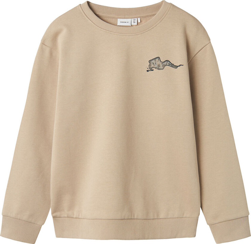 Collegegenser - NkmTegeo - Pure Cashmere m. Trykk - - 6 år (116) - Collegegenser
