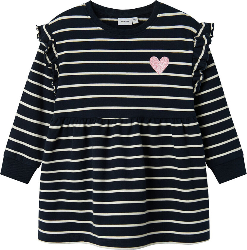 Kjole - NmfTorina - Dark Sapphire - - 2 år (92) - Kjole