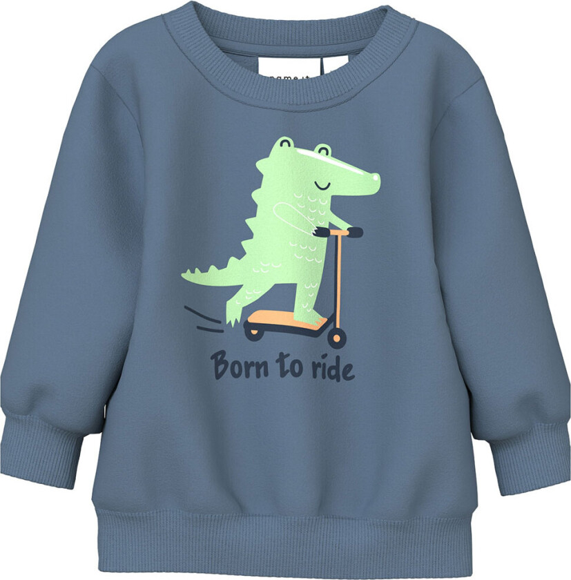 Collegegenser - NbmVonne - China Blue/Born to Ride - - 56 - Collegegenser