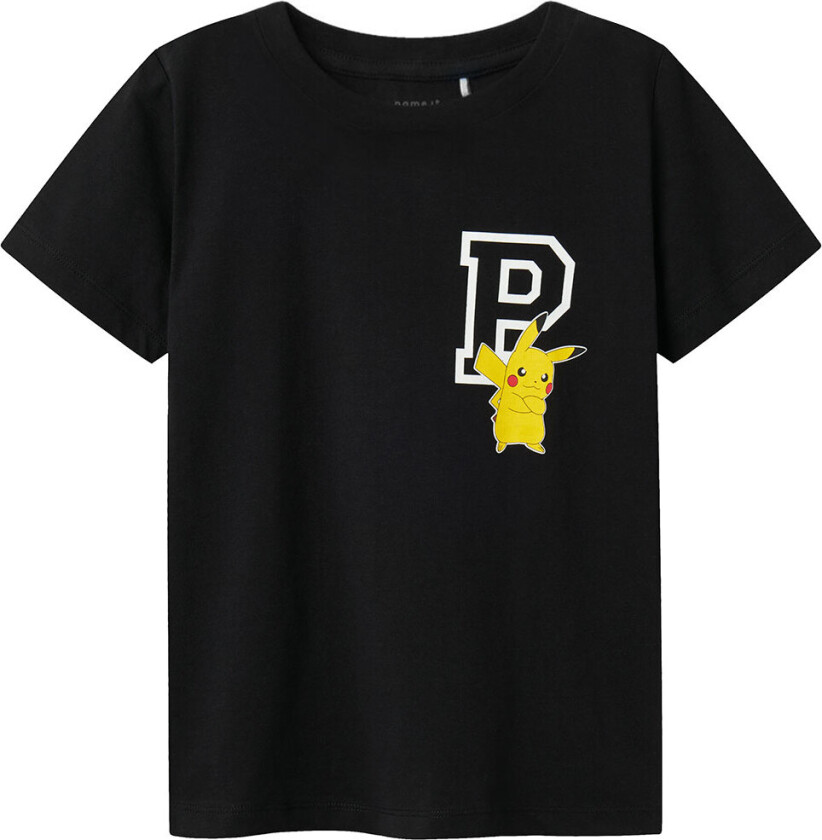 T-skjorte - Noos - NkmDex Pokémon - Svart m. Pikachu - - 4 år (104) - T-skjorte