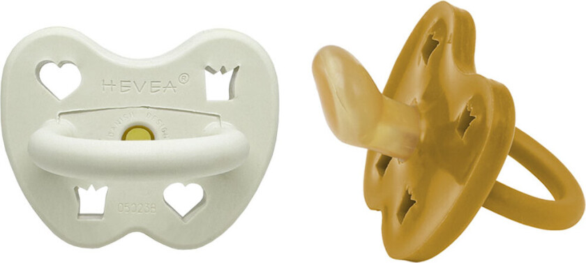 Smokker - 3-36 Md. - 2-pack - Naturgummi - Arctic Amber - - 3-36 md - Smokk