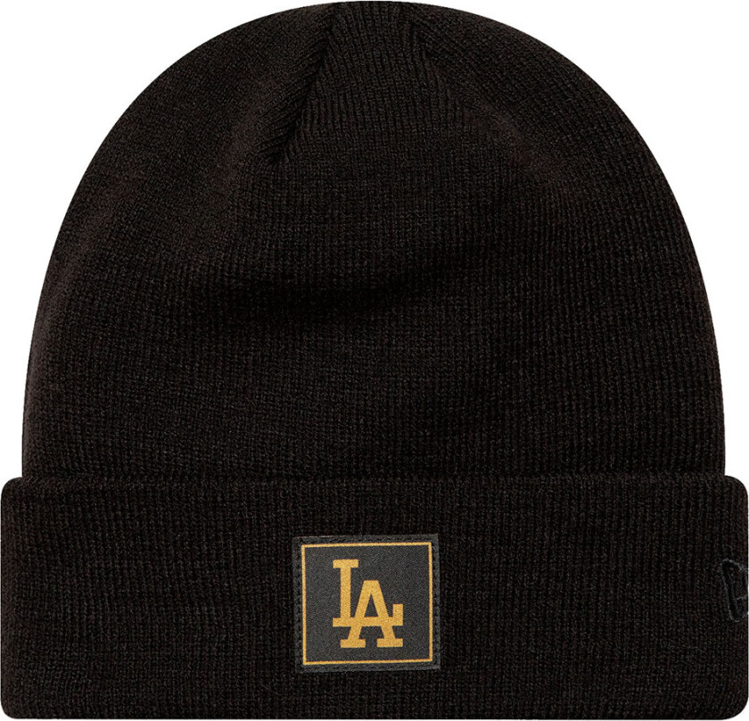 Lue - Strikk - Dodgers - Metallic - Svart - - 4-6 år (104-116) - Lue