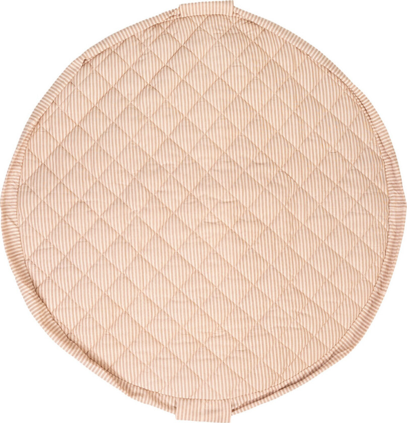 Lekematte - Ø120 cm - Soft Organic - Striper Brown - - OneSize - Lekematte