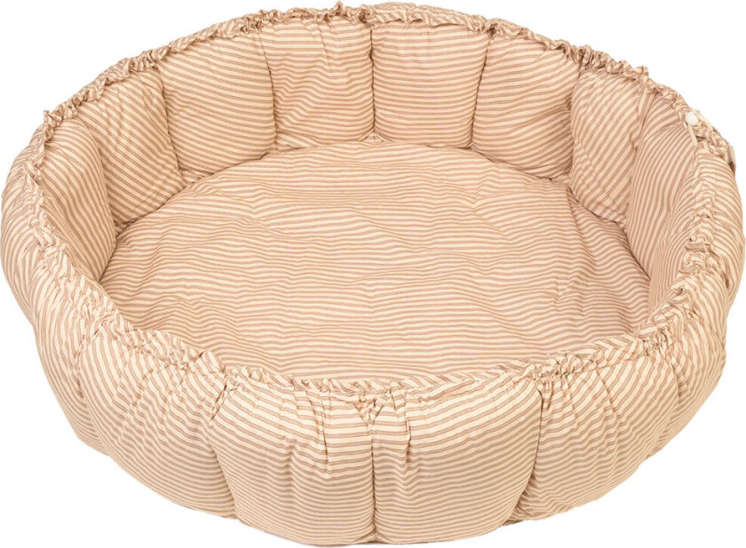 Leketeppe - 3-in-1 - Ø130 cm - Bloom Stripes Brown - - OneSize - Lekematte