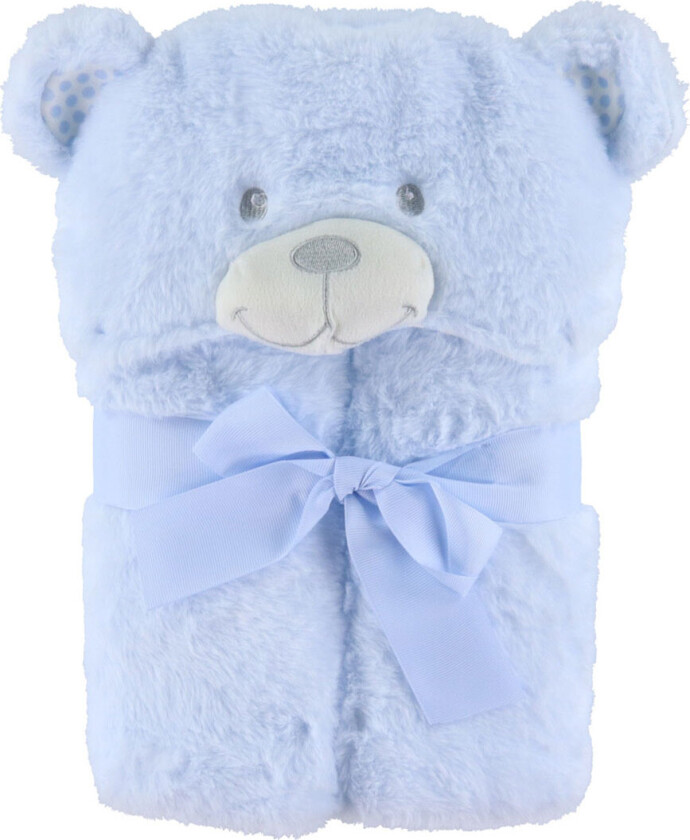 Pledd m. Bamsehode - 75x95 cm - Azul - - OneSize - Teppe