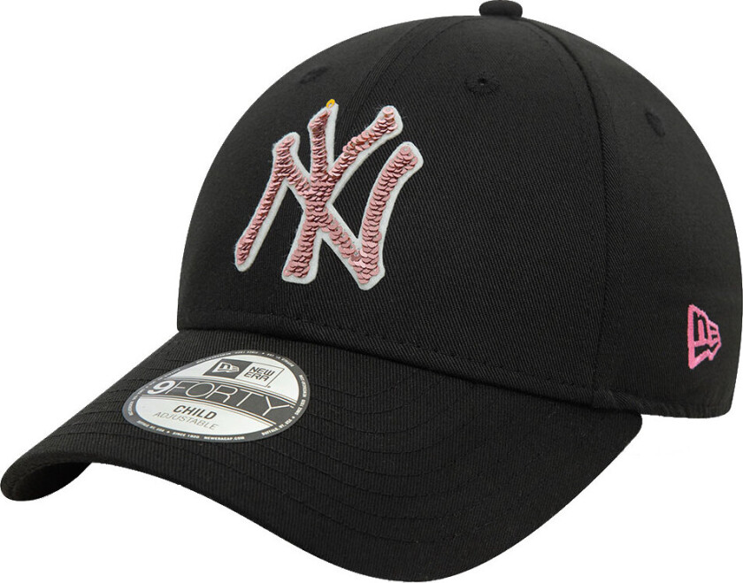Caps - 9Førti - New York Yankees - Svart/Rosa/Gull - - 4-6 år (104-116) - Caps