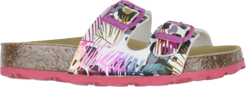 Sandaler - Fussbett tøffel - Hvit/Lilla - - 26 - Sandals