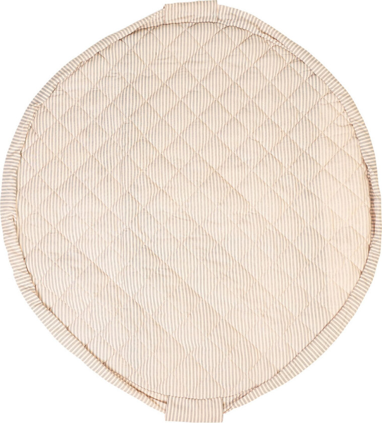 Lekematte - Ø120 cm - Soft Organic - Striper Blue - - OneSize - Lekematte