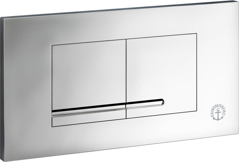 Betjeningsplate XT Plast - Triomont Krom