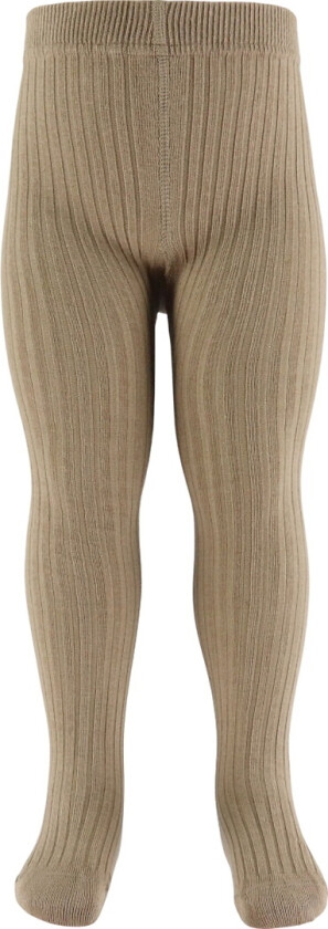Lil' Atelier Strømpebukser - Noos - Rib - NbnIlso - Sepia Tint - Lil Atelier - 50/56 - Strømpebukser