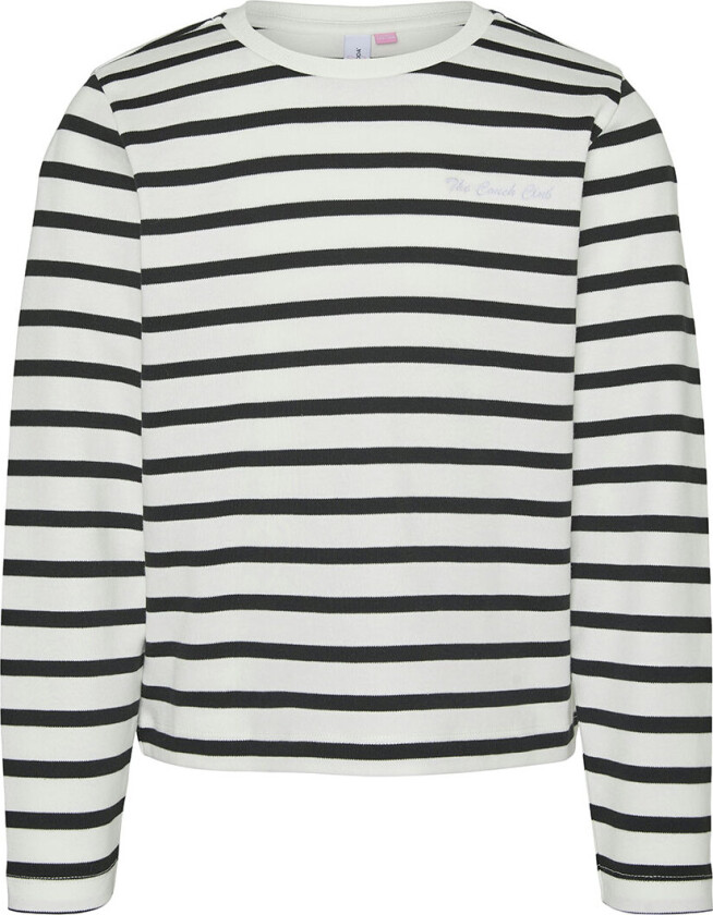 Vero Moda Genser - VmTala - Snow White/Svart - Vero Moda Girl - 9-10 år (134-140) - Genser