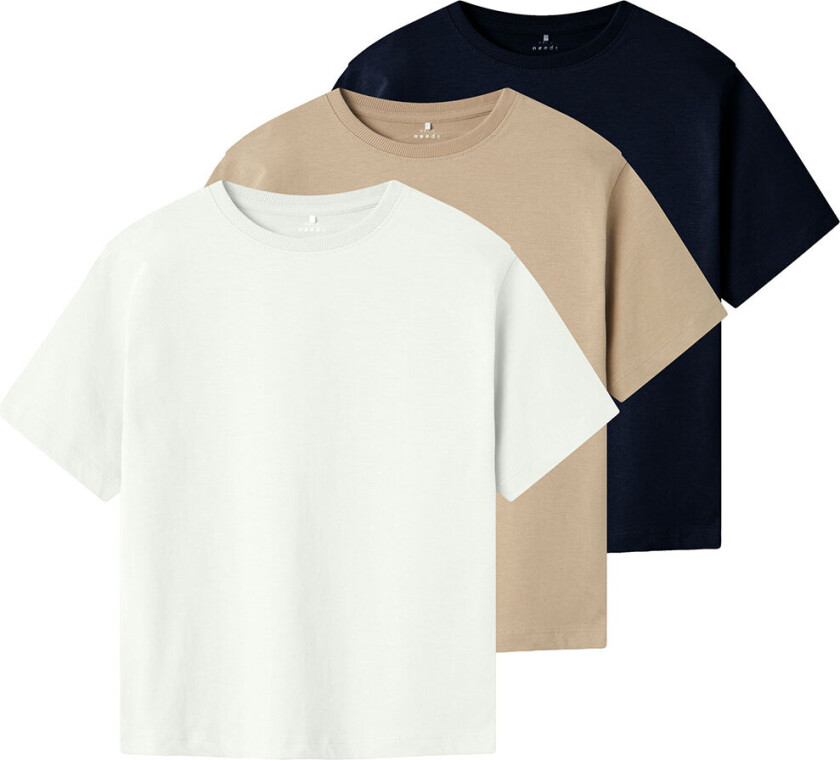 T-shirts - Noos - 3-pack - NkmVobbo - Dark Sapphire/PACK - - 3 år (98) - T-skjorte