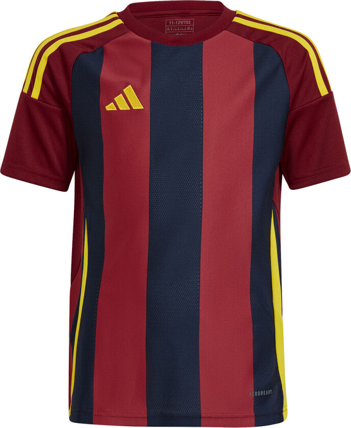 Spillerdrakt Striped 24 - Navy/burgund/gul Barn, størrelse 152 cm