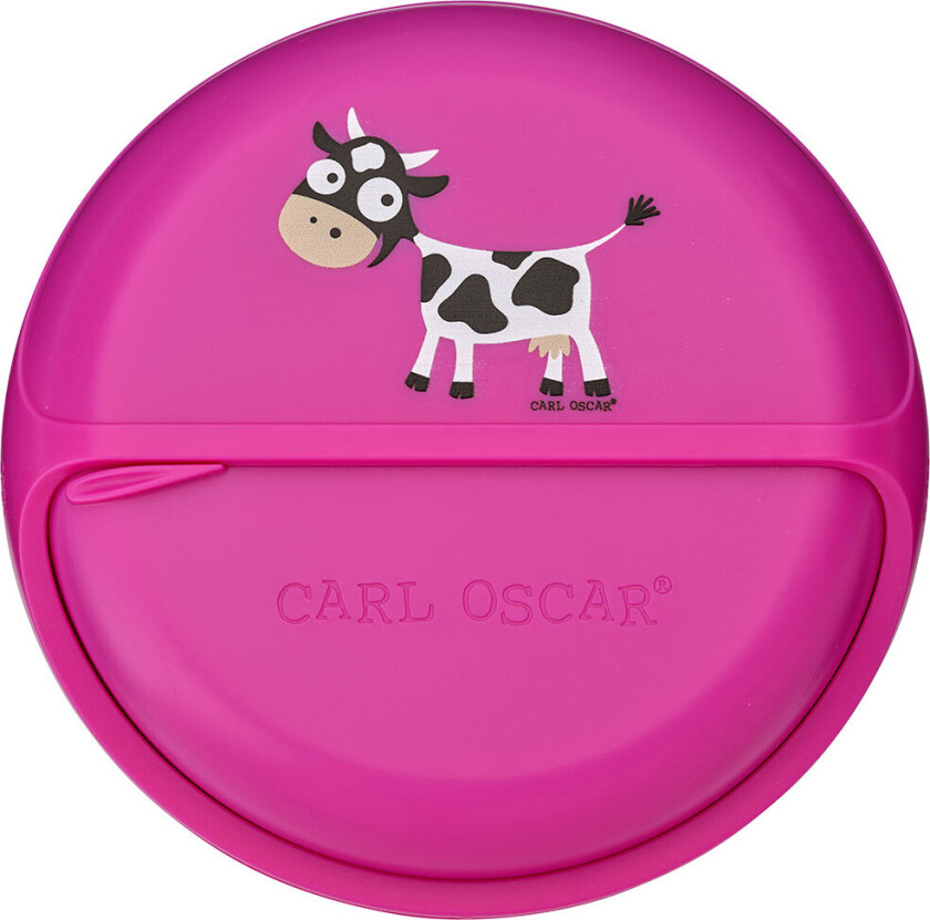 Snackboks - MiniDisc - 12 cm - Lilla m. Ku - - OneSize - Matboks