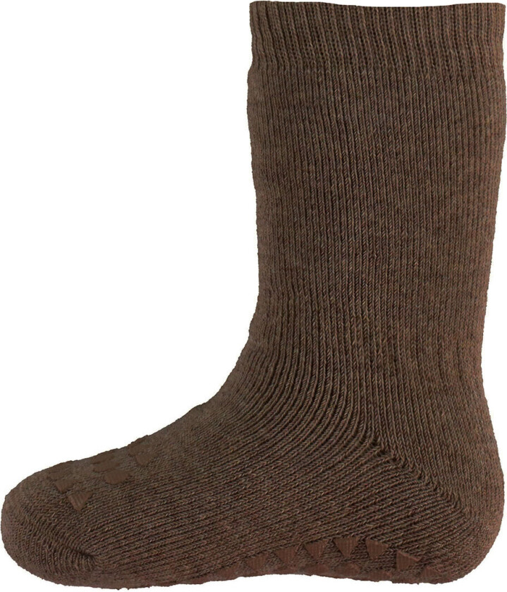 Sokker med Antiskli - Strikk - Chocolate - - 27/30 - Sokker