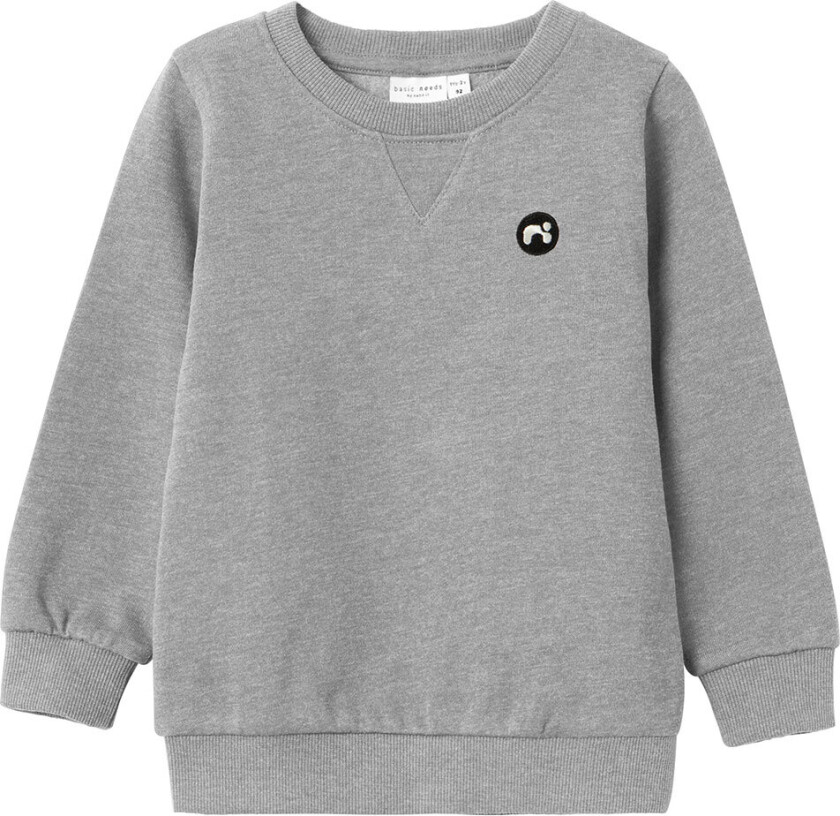 Collegegenser - Noos - NkmVimo - Grey Melange - - 13-14 år (158-164) - Collegegenser
