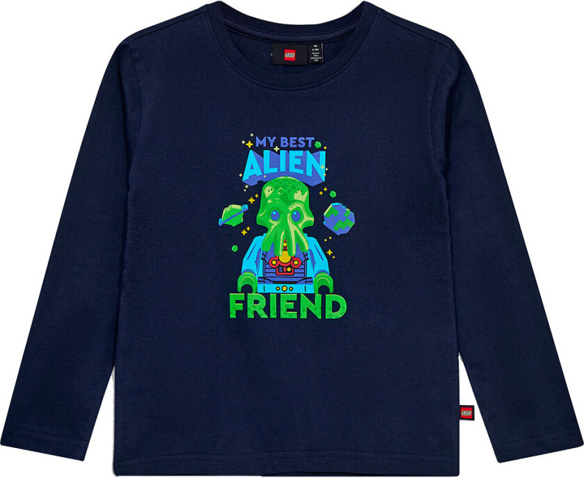 Genser - LWTaffy - Dark Navy m. Alien - - 6 år (116) - Genser