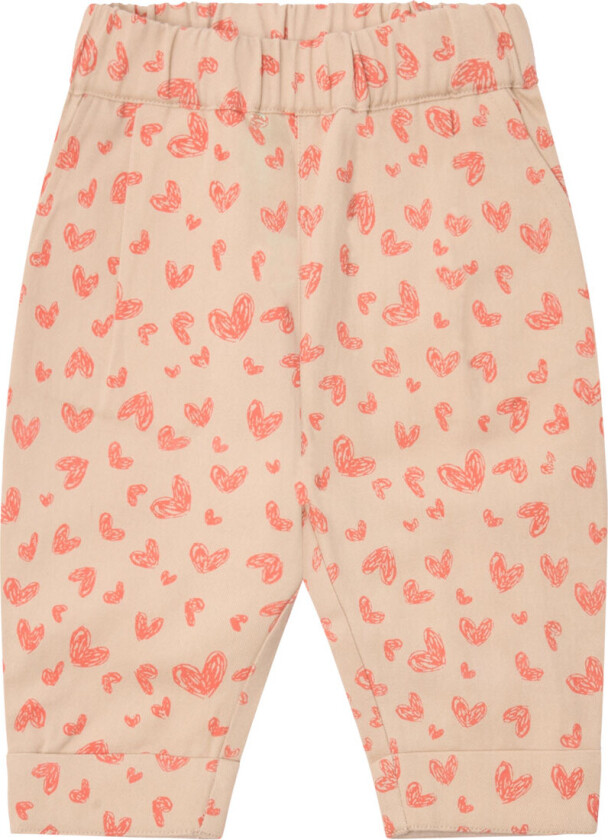 Bukser - Trine - Wild Coral - - 1 år (80) - Bukser - bomull