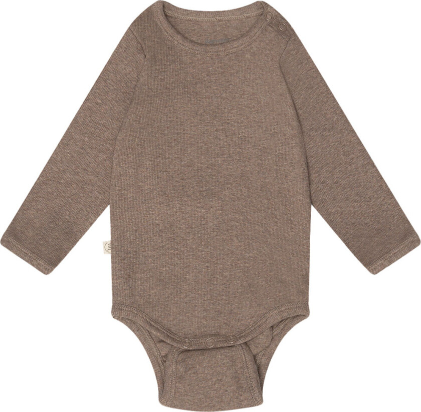 That's Mine Body L/æ - Rib - Petra - Brown Melange - Thats Mine - 68 - Langermet Body