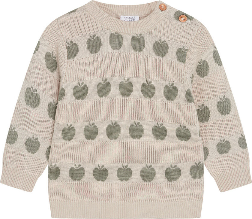 Genser - Strikk - Bambus - Pos - Seagrass - - 6 år (116) - Genser