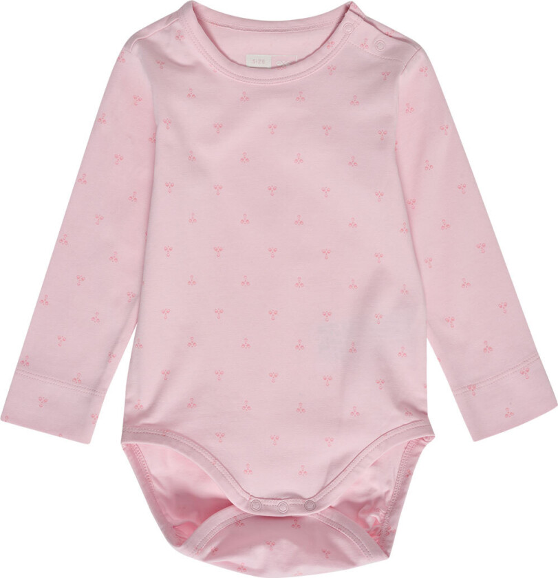 Body L/æ - hmlBeesy - Rosa-A-Boo m. Logo - - 62 - Langermet Body