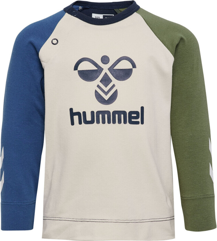 Genser - hmlAssym - Black Iris m. Logo - - 2 år (92) - Genser