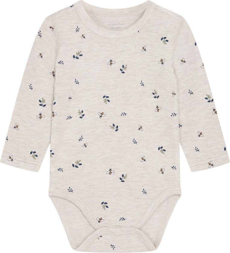 Body L/æ - Bambus - Buller - Sjøgress - - 2 år (92) - Langermet Body