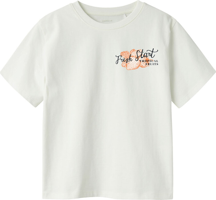 T-skjorte - NkfBoway - Cloud Danser/RED Oransje - - 6 år (116) - T-skjorte