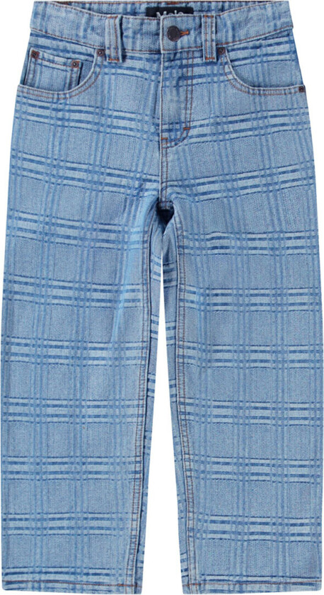 Jeans - Denim - Aiden - Vasket sjekk - - 10 år (140) - Jeans