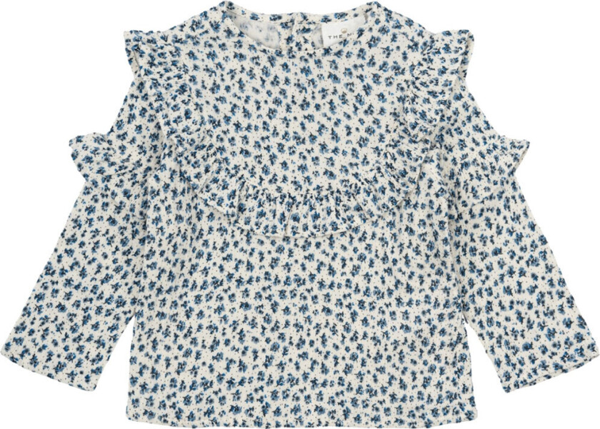 Siblings Topp - TnstNikita - White Swan AOP - - 3 år (98) - Genser