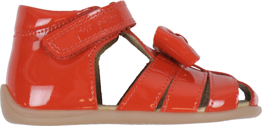 Sandaler - Bow Borrelås - Rødt patent - - 20 - Sandals