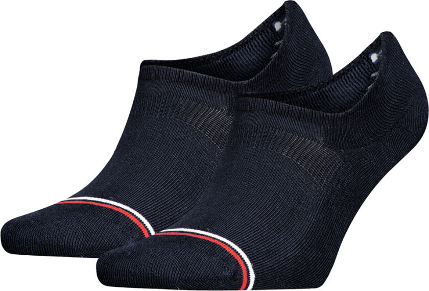 Sokker - 2-pack - Footie - Svart - - 39/42 - Sokker