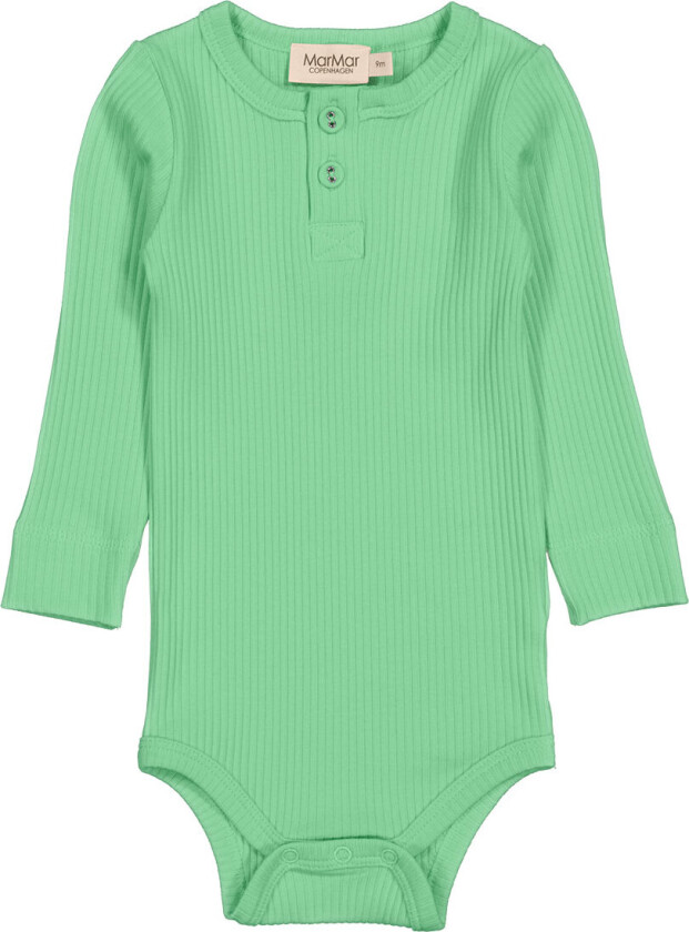 Body L/æ - Rib - Modal - Cale Green - - 62 - Langermet Body