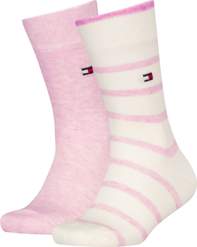 Sokker - 2-pack - Breton - Rosa - - 39/42 - Sokker