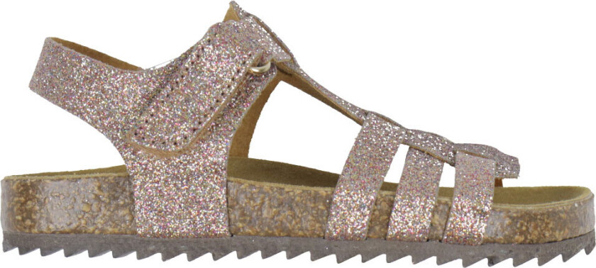 Sandaler - Borrelås Flett - Multi Glitter - - 32 - Sandals